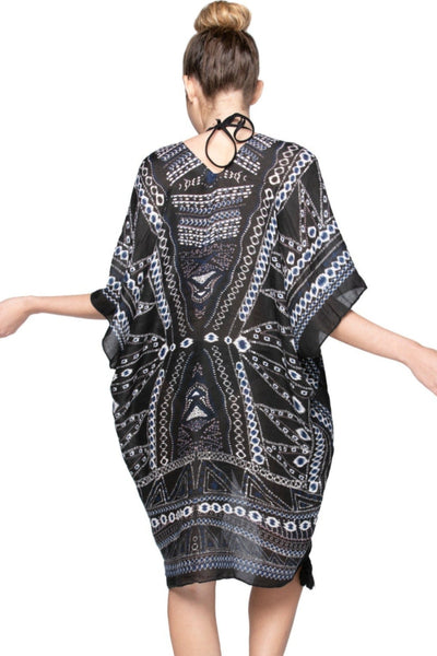 Pool to Party Kaftan One Size / Night Moon Song Print Kaftan | Night