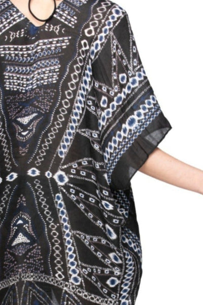 Pool to Party Kaftan One Size / Night Moon Song Print Kaftan | Night