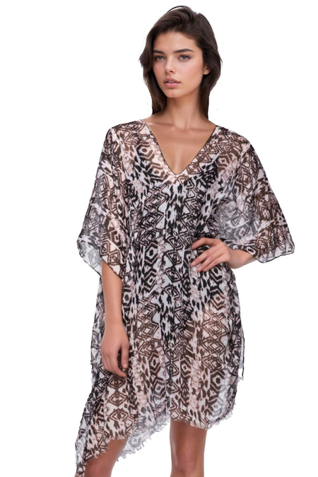 Vacation Melody Green Print in  Isle Dress