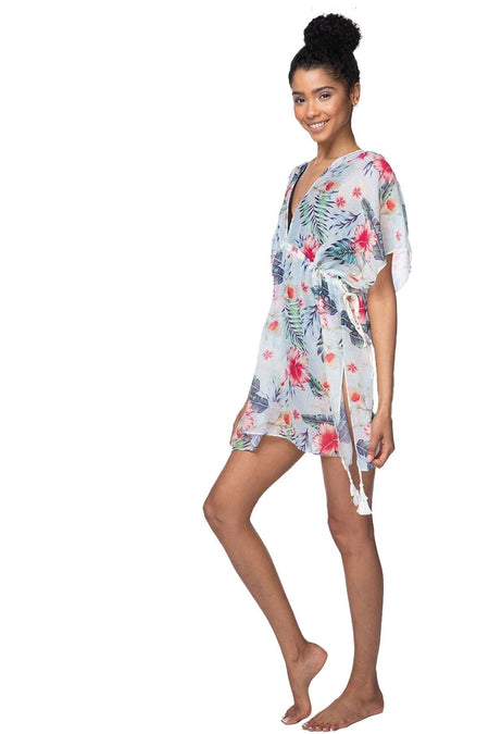Vacation Melody Green Print in  Isle Dress