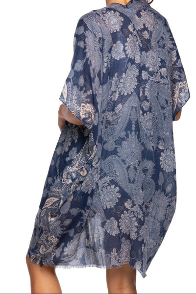 Pool to Party Kimono Bandana Baby Print Kimono Wrap