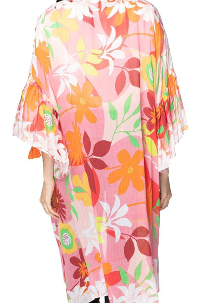Pool to Party Kimono Bell Kimono Mid Length Luxury Feel Fabrics Prints | Warehouse Sale