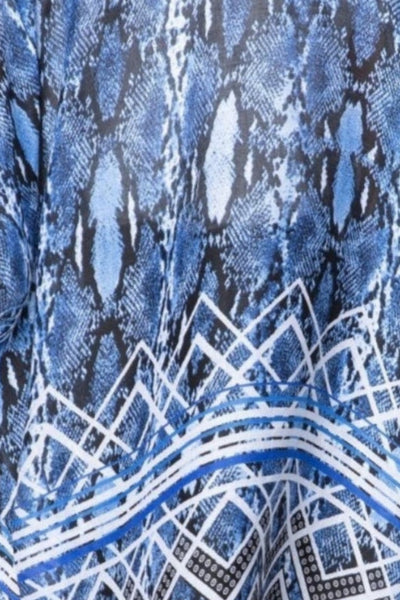 Pool to Party Kimono One Size / Blue / 100% Polyester Bebop Blues Kimono Wrap