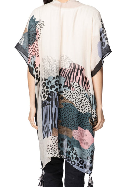 Pool to Party Kimono One Size / Cream / 100% Polyester The Serengeti Kimono Wrap