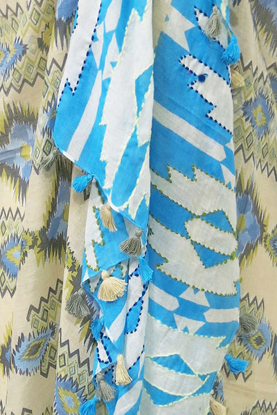 Pool to Party Kimono Sky / One Size Forest Native Kimono Wrap Coverup