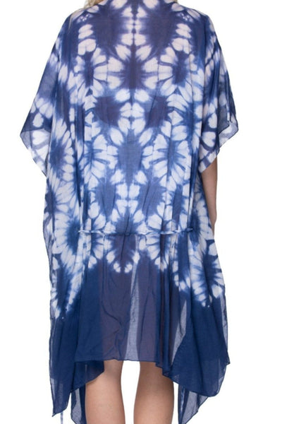 Pool to Party Kimono The Cabana Tie Dye Print Coverup Kimono