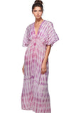 Pool to Party Maxi L/XL / Summer Showers / 100% Cotton Oasis Maxi Dress