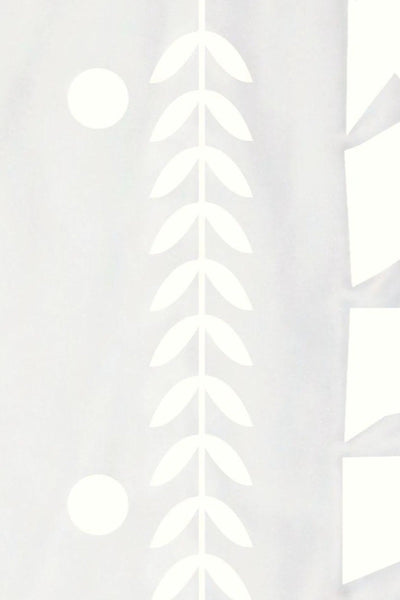 Pool to Party Vest Long Draped Vest in Leaf Dot Embroidery / One Size / White w/White embroidery Long Draped Vest in Leaf Dot Embroidery