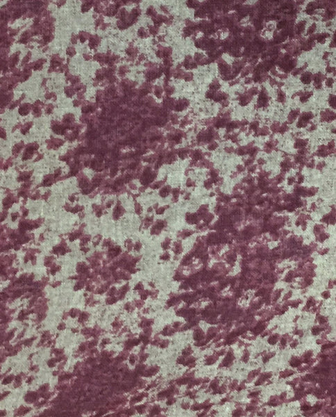 Spun Luxury Luxury Scarf Gemma Print / Maroon Gemma Printed Scarf in Maroon