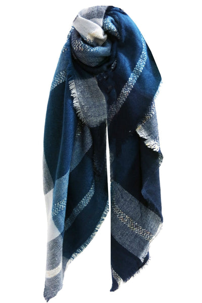 Spun Scarves Blanket Wrap Blanket Wrap in Plaid N Dipity