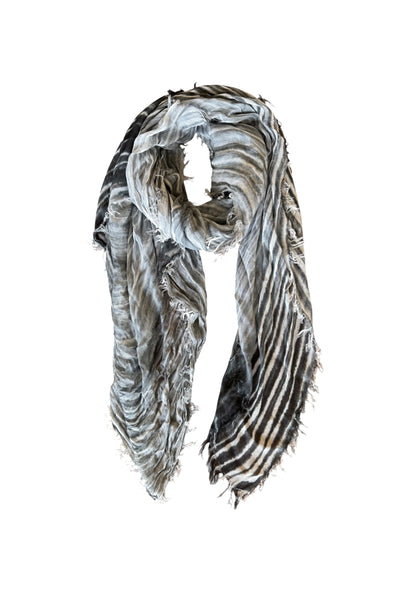 Spun Scarves Luxury Scarf Black Tie Dye Splash Soft Rayon Wrap, Sarong, Scarf
