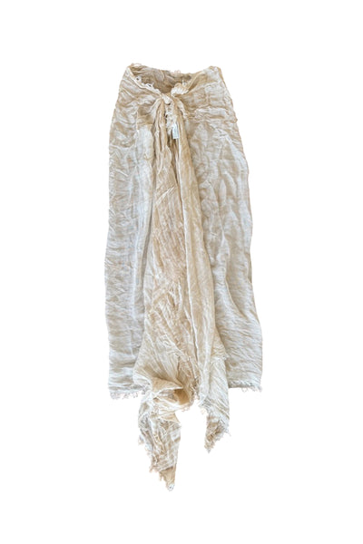 Spun Scarves Luxury Scarf Cream Tie Dye Splash Soft Rayon Wrap, Sarong, Scarf
