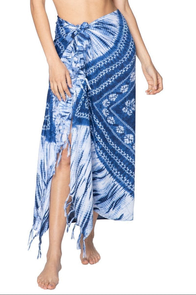 Spun Scarves Luxury Scarf Indigo Diamond Scarf in Indigo Indigo Diamond Scarf in Indigo