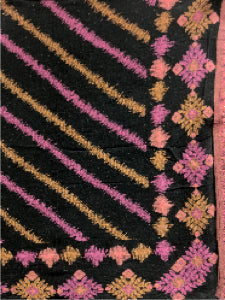 Spun Scarves Luxury Scarf Menagerie Stripe Jacquard Fabric Scarf Wrap