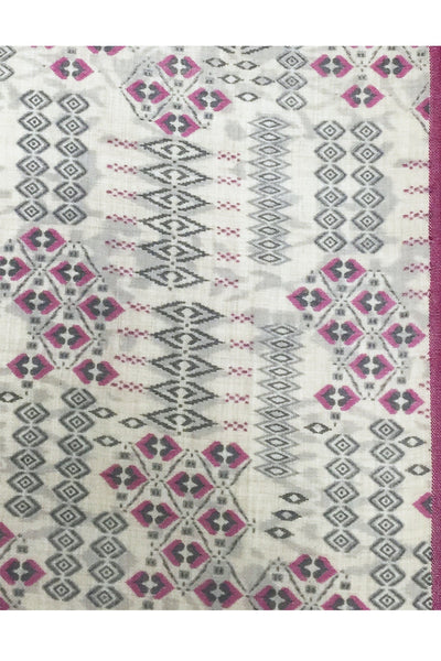 Spun Scarves Luxury Scarf Mulberry Diamond Mulberry Diamond Print | Luxury Wool Silk Blend Printed Scarf