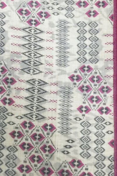 Spun Scarves Luxury Scarf Mulberry Diamond Mulberry Diamond Print | Luxury Wool Silk Blend Printed Scarf