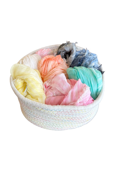 Spun Scarves Luxury Scarf Tie Dye Splash Soft Rayon Wrap, Sarong, Scarf