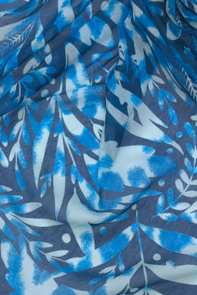 Spun Scarves Sarong Island Vibes / Blue Island Vibes Print Scarf Wrap Sarong