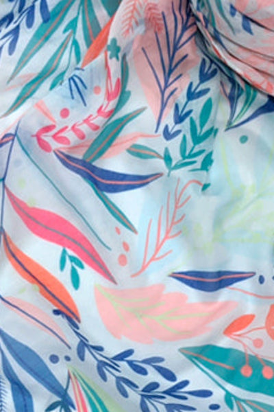 Spun Scarves Sarong Paradise Found / Multi Paradise Found Print Scarf Wrap Sarong