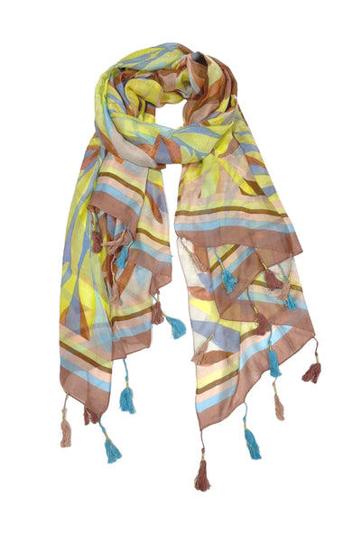 Spun Scarves sarong Paradise Found Print / Multi Paradise Found Print Luxury Sarong Wrap Scarf