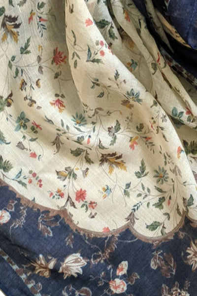 Spun Scarves Sarong Through the Valleys / Multi Through the Valleys Print Scarf Wrap Sarong