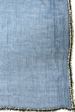 Spun Scarves Scarf Denim Darling Fringe Edge Wrap Scarf / Denim Denim Darling Fringe Edge Wrap Scarf