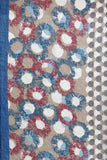 Spun Scarves Scarf Flower & Dots Sheer Print Scarf Wrap