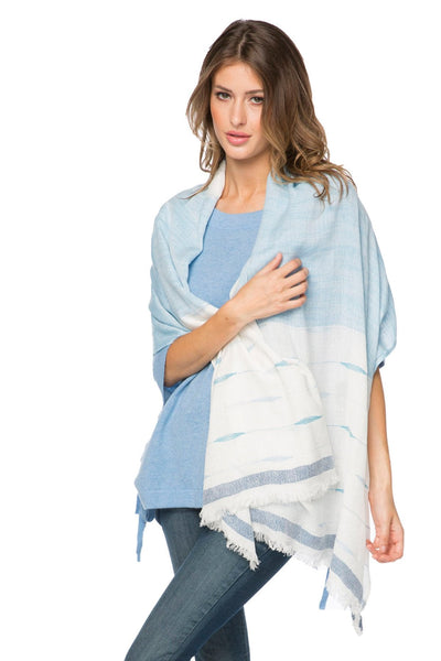 Spun Scarves Scarf Heart of Gold / Sky Heart of Gold Scarf