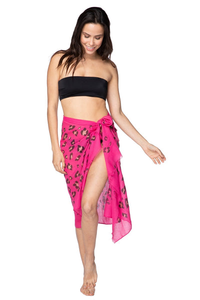 Spun Scarves Scarf Shining Spots / Fuchsia Shining Spots Wrap Sarong Scarf