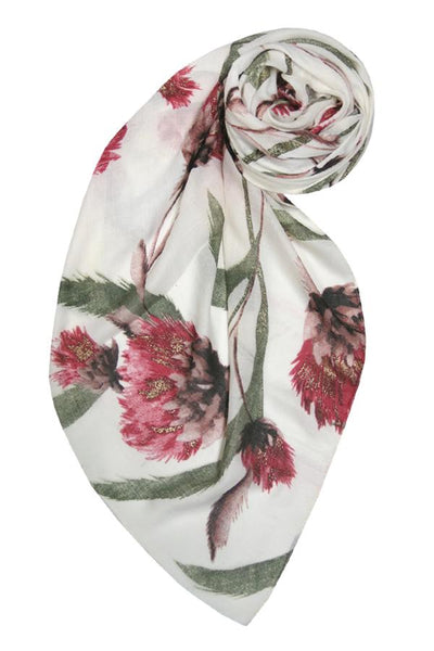 Spun Scarves Scarf Summer Romance / Ivory Summer Romance Scarf