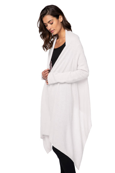 Subtle Luxury Cardigan 100% Cashmere Four Way Travel Sweater Wrap in New Fall Colors