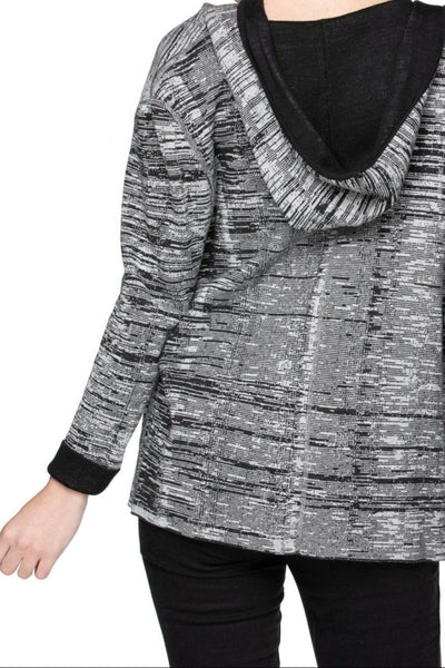 Subtle Luxury Cardigan Maddie Contrasting Hoodie Reversible Sweater Cardigan