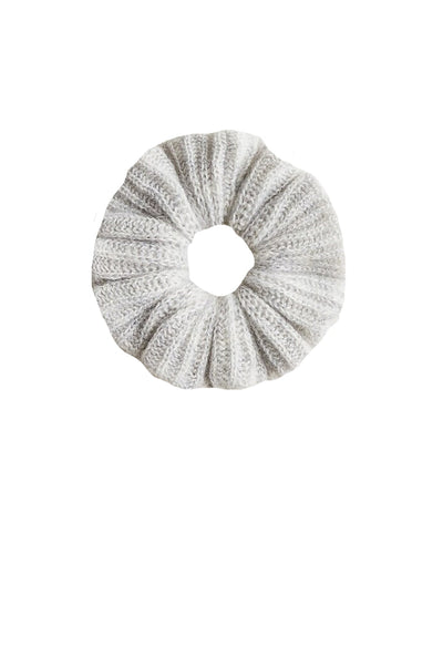 Subtle Luxury Cashmere Lt Grey / One Size 100% Cashmere Large Luxury Hair Scrunchie