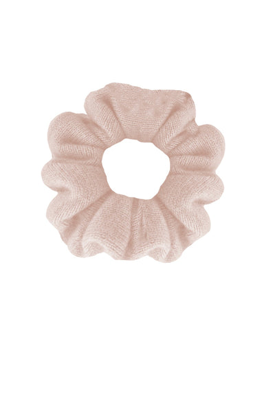 Subtle Luxury Cashmere Lt Pink / One Size 100% Cashmere Large Luxury Hair Scrunchie