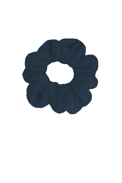 Subtle Luxury Cashmere Navy / One Size 100% Cashmere Large Luxury Hair Scrunchie