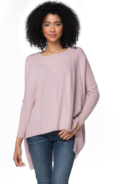 Subtle Luxury Cashmere Sweater Cashmere Loose & Easy Crew Sweater / S/M / Rose Dust 100% Cashmere Loose & Easy Crew Sweater