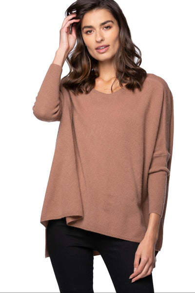 Subtle Luxury Cashmere Sweater Cashmere Loose & Easy Crew Sweater / XS/S / Acorn 100% Cashmere Loose & Easy Crew Sweater New Arrivals