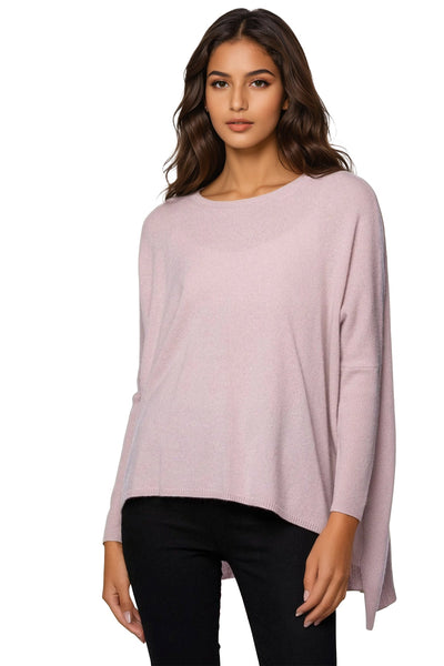 Subtle Luxury Cashmere Sweater Cashmere Loose & Easy Crew Sweater / XS/S / Carnation 100% Cashmere Loose & Easy Crew Sweater