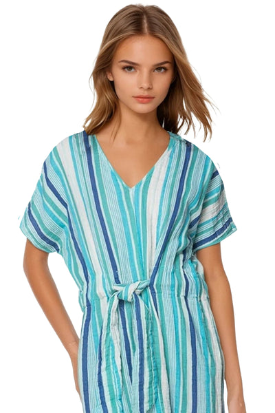 Subtle Luxury Dress Double Cotton Print Washed Gauze Bella Dress