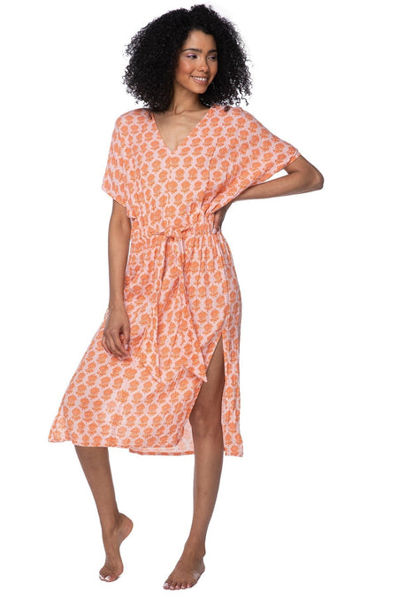 Bold Fern Print | Maxi Wrap Dress