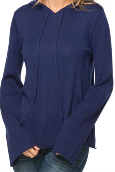 Subtle Luxury Hoodie S/M / Admiral / Zen Blend Zen Blend Hannah Hooded Pullover Sweater