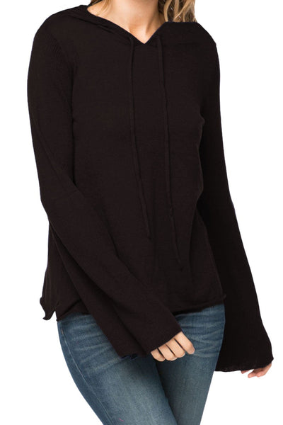 Subtle Luxury Hoodie S/M / Black / Zen Blend Zen Blend Hannah Hooded Pullover Sweater