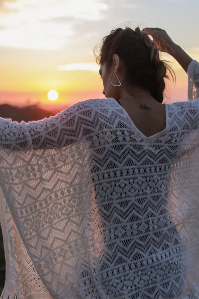 Subtle Luxury Kimono Joplin Novelty Knit Kimono