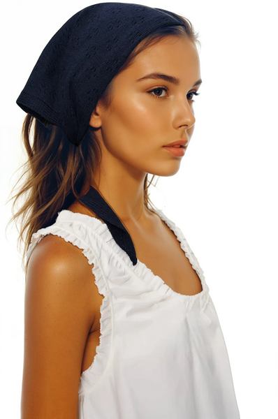 Subtle Luxury Luxury Scarf 100% Cashmere Knit Luxury Square Bandana Scarf Accessory