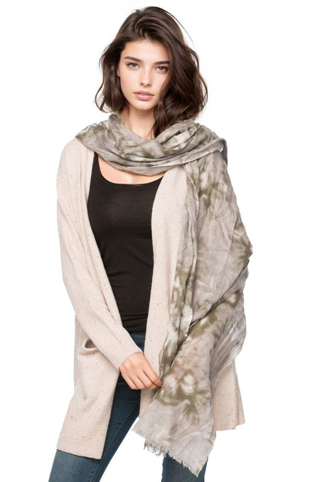 100% Cashmere Luxury Scarf, New York Parkway in Rosewater