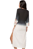 Subtle Luxury Maxi Dress Catalana Maxi Cotton Dress  with Embroidery