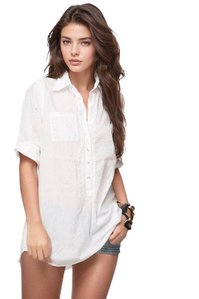Subtle Luxury Shirts Meet Your New Favorite: The Boyfriend Cotton Shirt in Chambray