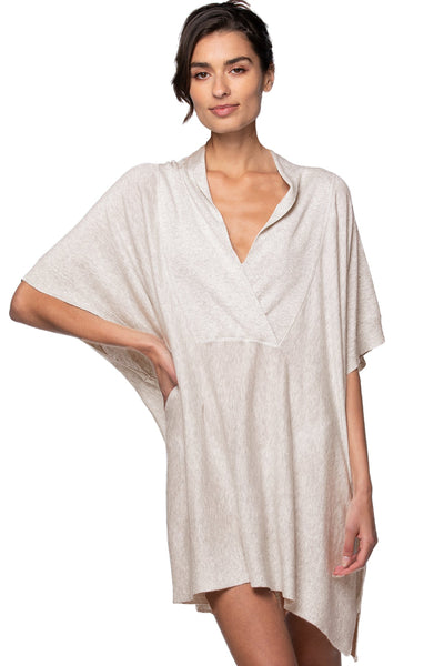 Subtle Luxury Sweater S/M / Mushroom / Zen Blend Oversized Sweater Knit Poncho Zen Blend