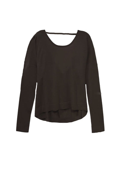 Subtle Luxury Sweater XS/S / Truffle Tencil ™ Cashmere Blend Drape Back Crop Crewneck Sweater