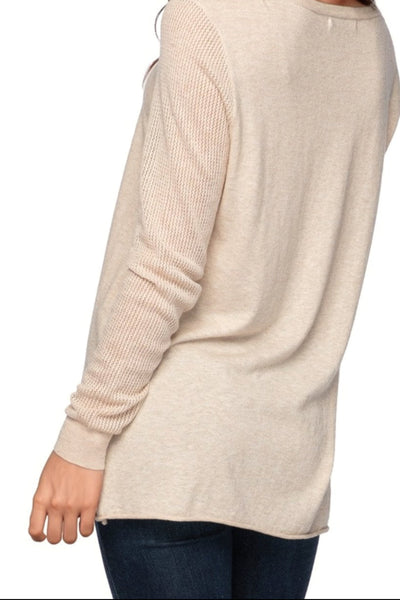 Subtle Luxury Sweater Zen Blend Annie Crew Neck Fine Gauge Sweater